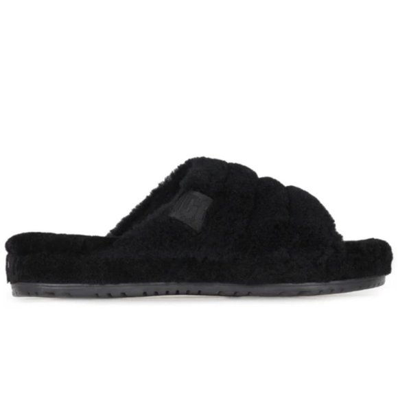 UGG Other - NEW UGG Men's Fluff You Slipper in Black Size 11 Slides - No box